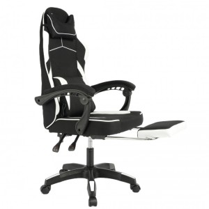 Fotel gamingowy obrotowy VECTOR z masażerem i podnóżkiem KO48B