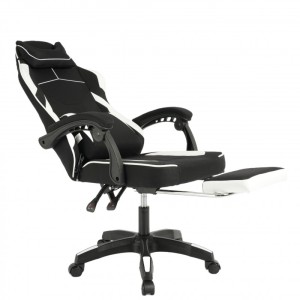 Fotel gamingowy obrotowy VECTOR z masażerem i podnóżkiem KO48B