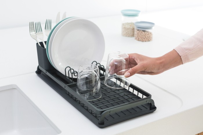 Brabantia, Suszarka na zlew kompaktowa ciemnoszara 117268