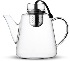 Vialli Design, dzbanel-zaparzacz do herbaty Amo czarny 1500ml