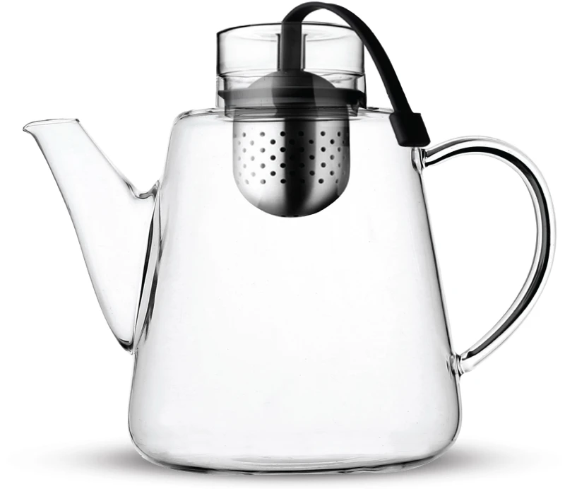 Vialli Design, dzbanel-zaparzacz do herbaty Amo czarny 1500ml