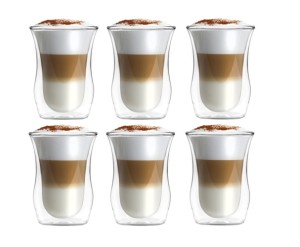 Vialli Design, komplet 6 szklanek z podwójną ścianką Vita 300ml 26391