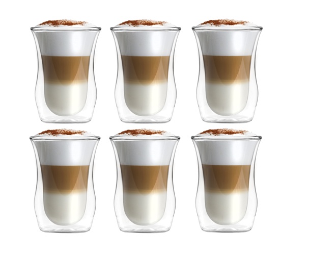 Vialli Design, komplet 6 szklanek z podwójną ścianką Vita 300ml 26391