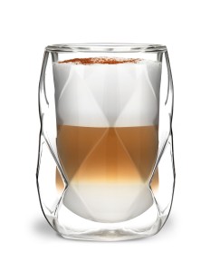 Vialli Design, komplet 2-szklanek 350ml z podwójną ścianką 350ml Geo 7589