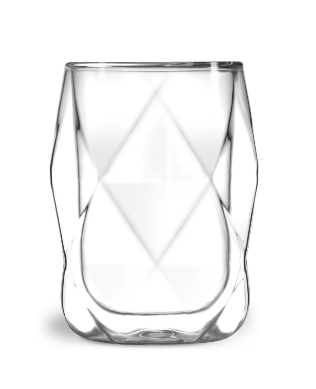 Vialli Design, komplet 2-szklanek 350ml z podwójną ścianką 350ml Geo 7589