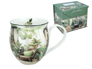 Carmani, porcelanowy kubek-nocniczek 450ml - LAURA LOZANO/Ogród zimowy
