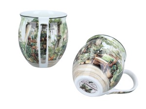 Carmani, porcelanowy kubek-nocniczek 450ml - LAURA LOZANO/Ogród zimowy