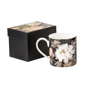 MCP, porcelanowy kubek 400ml  - Artistic Peony, piwonie