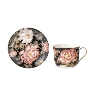 MCP, porcelanowa filiżanka 400ml  - Artistic Peony, piwonie