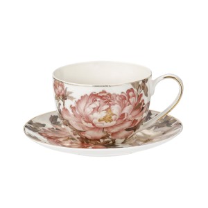 MCP, porcelanowa filiżanka 270ml  - Artistic Peony, piwonie