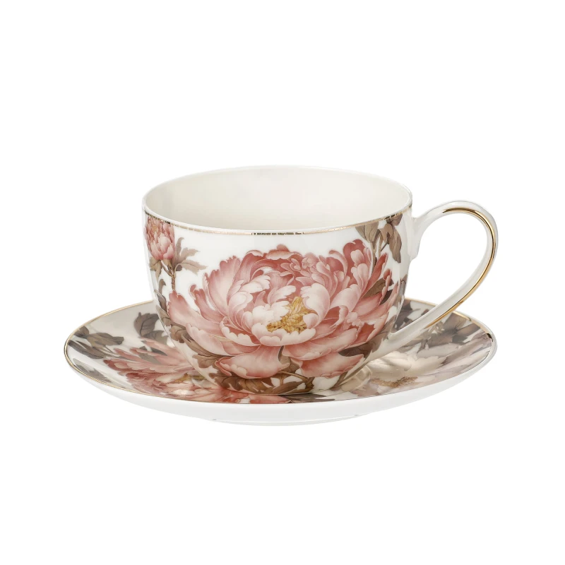 MCP, porcelanowa filiżanka 270ml  - Artistic Peony, piwonie