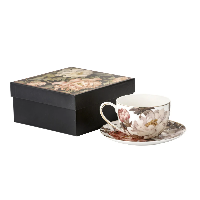 MCP, porcelanowa filiżanka 270ml  - Artistic Peony, piwonie