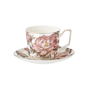 MCP, porcelanowa filiżanka 230ml  - Artistic Peony, piwonie