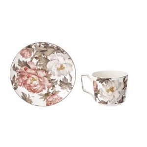MCP, porcelanowa filiżanka 230ml  - Artistic Peony, piwonie