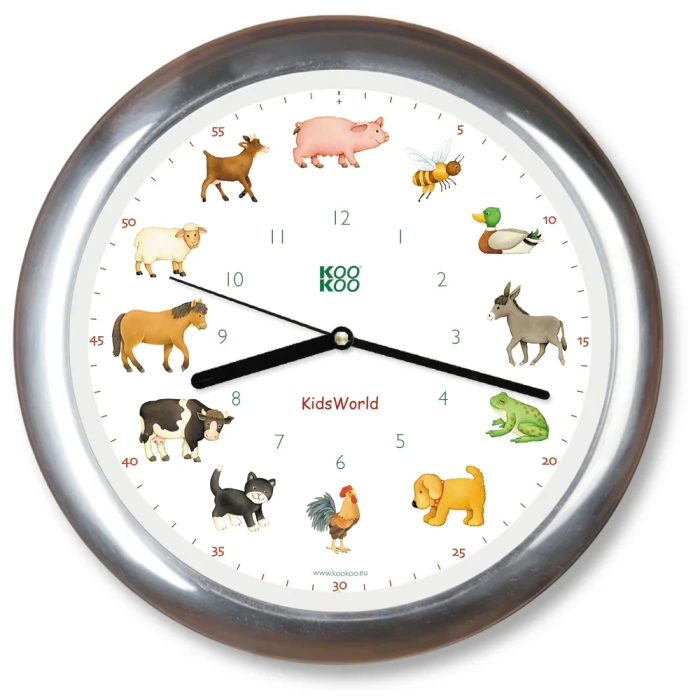 KooKoo-zegar-ścienny-mywdomu.pl-extraprezenty-SILVER.webp