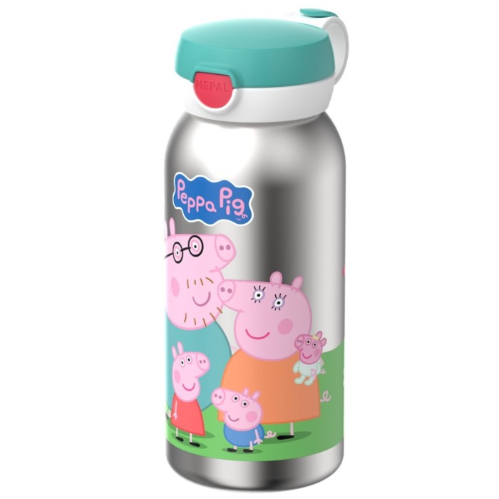Mepal, butelka stalowa Flip Cap Campus 600 ml Peppa Pig