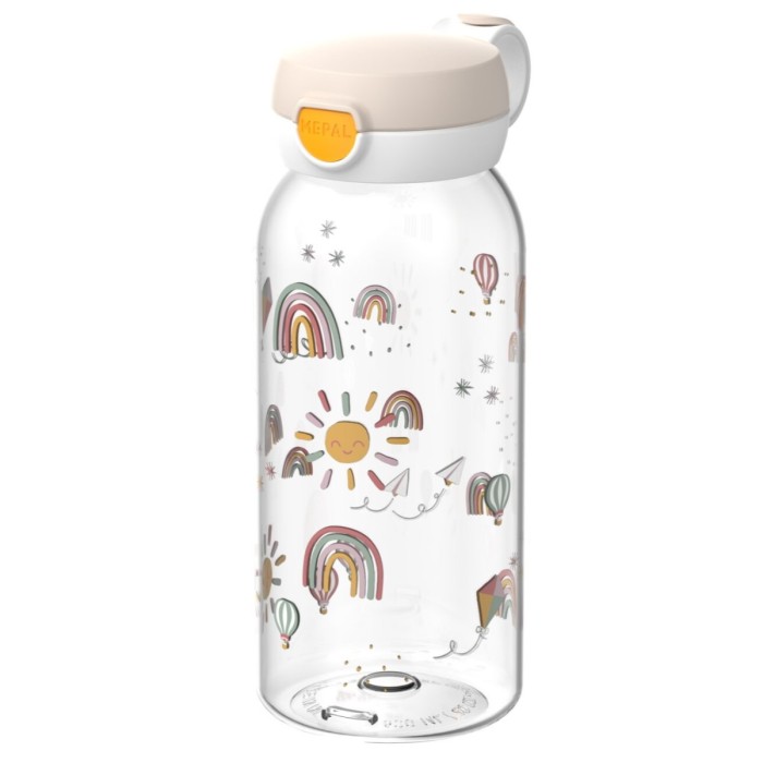 Mepal, butelka Flip Cap Campus 600ml - SUNSHINE & RAINBOW