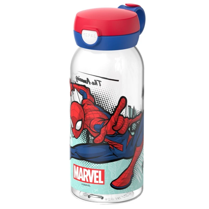 Mepal, butelka Flip Cap Campus 600 ml Spiderman 107485065396