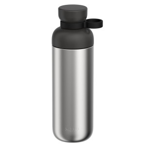 Mepal, butelka na wodę stalowa Vita 700ml - NORDIC BLACK