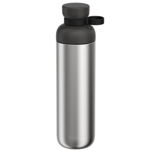 Mepal, butelka na wodę stalowa Vita 900ml - NORDIC BLACK