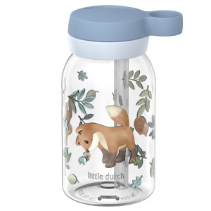 Mepal, butelka ze słomką Campus 450ml - FOREST  FRIENDS