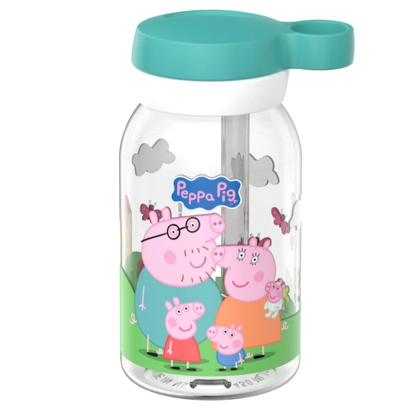 Mepal, butelka ze słomką Campus 450ml - PEPPA PIG