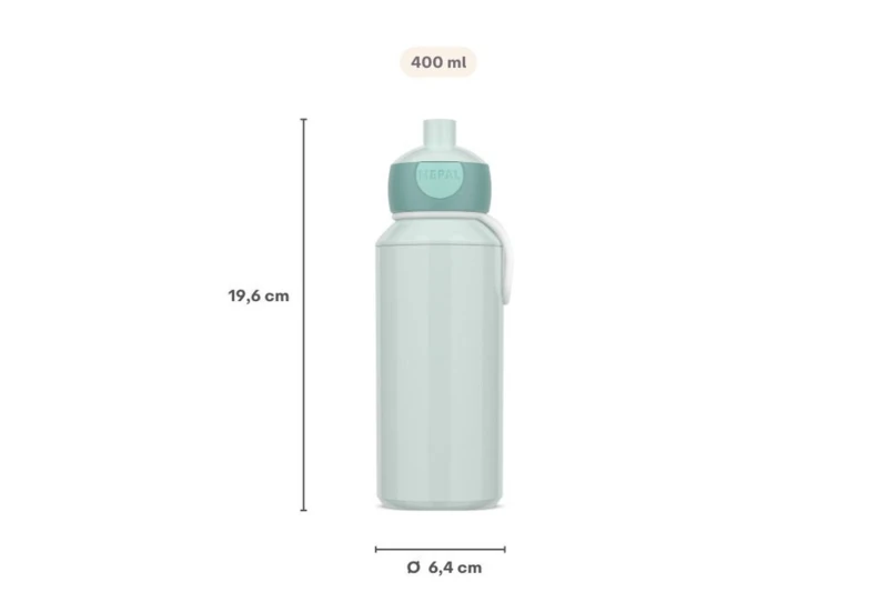 Mepal, butelka Pop-Up Campus 400ml - PRINCESS POWER