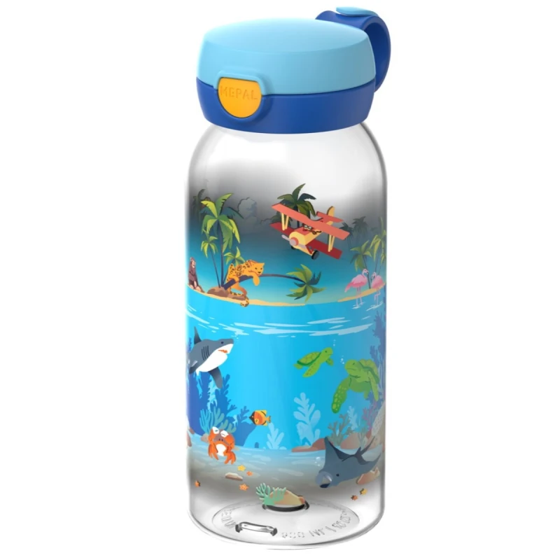 Mepal, butelka Flip Cap Campus 600ml - TROPICAL OCEAN