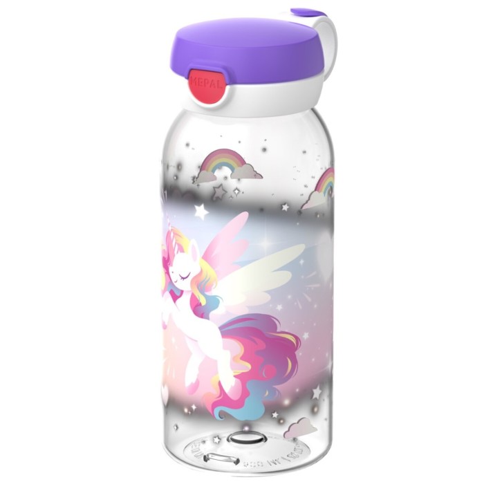 Mepal, butelka Flip Cap Campus 600ml - UNICORN GLOW