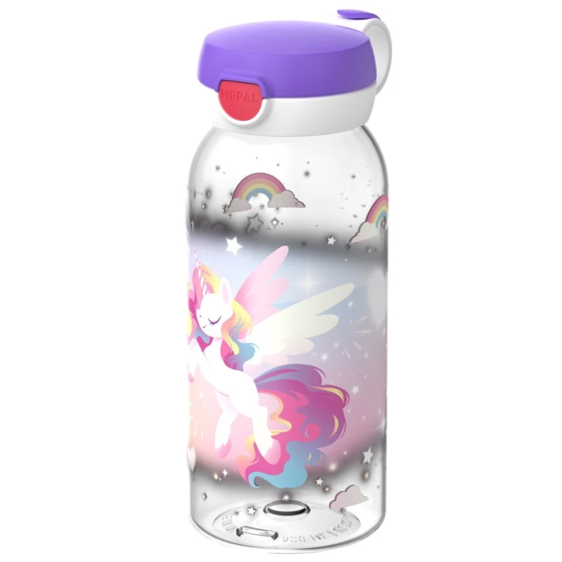 Mepal, butelka Flip Cap Campus 600ml - UNICORN GLOW