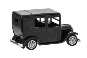P4Y, metalowa miniaturka  z zegarkiem - BLACK TAXI