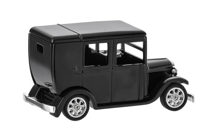 P4Y, metalowa miniaturka  z zegarkiem - BLACK TAXI