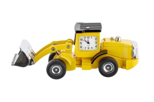 P4Y, metalowa miniaturka  z zegarkiem - ŁADOWARKA