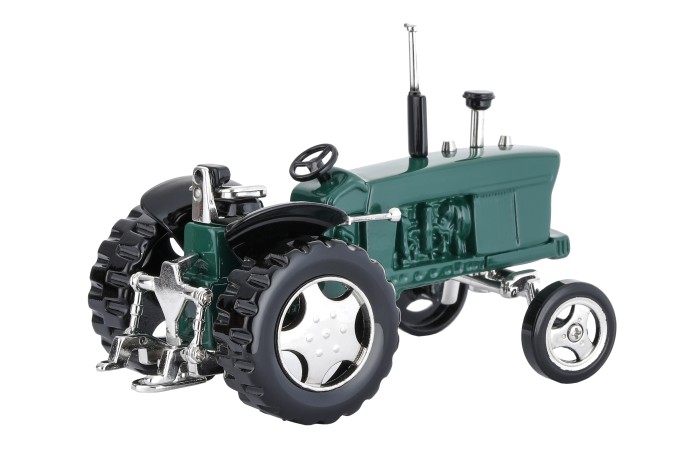 P4Y, metalowa miniaturka  z zegarkiem - TRAKTOR