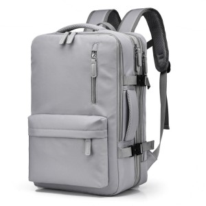 Plecak podróżny, kabinowy do samolotu, wodoodporny z USB, 44x30x16/26cm PL176
