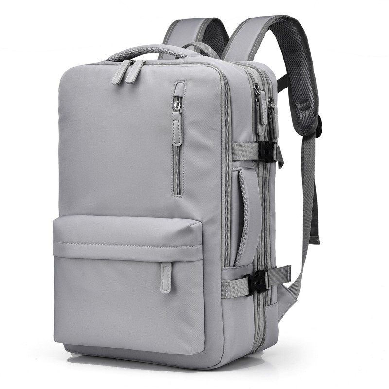 Plecak podróżny, kabinowy do samolotu, wodoodporny z USB, 44x30x16/26cm PL176