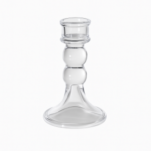 Świecznik dekoracyjny, szklany Glamour 12,5 cm - SW17