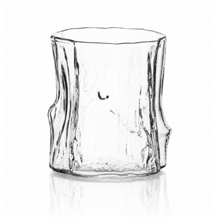 Szklanka 300ml Falowana, wzór drewna 1 szt do kawy, drinków, whiskey SZK208
