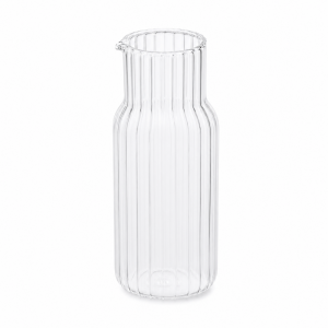 Karafka z falowanymi ściankami 510ml i pokrywką- szklanką 220 ml KARR02