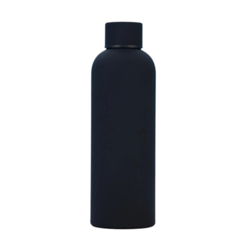 Bidon, butelka termiczna 500ML, stal nierdzewna z powłoką SOFT TOUCH czarny BD46CZ
