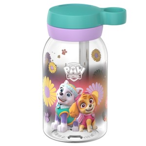 Mepal, Butelka ze słomką Campus 450 ml Paw Patrol Girls 107480065397