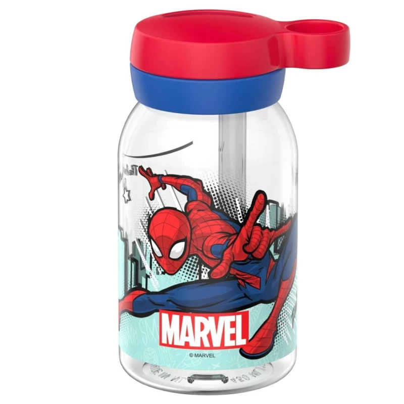 Mepal, Butelka ze słomką Campus 450 ml Spiderman 107480065396