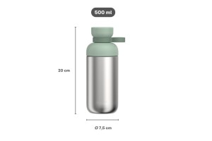 Mepal, Butelka na wodę stalowa Vita 500 ml Vivid Blue 107740010100