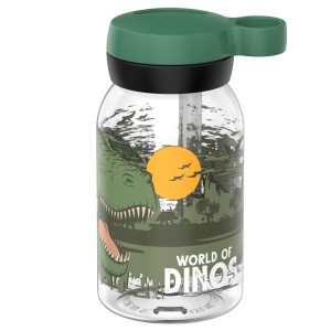 Mepal, Butelka ze słomką Campus 450 ml Dino 107480065381