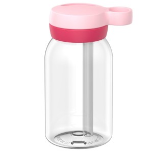 Mepal, Butelka ze słomką Campus 450 ml Cool Pink 107480074100