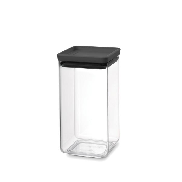 Brabantia, pojemnik kwadratowy 1,6l Tasty+ szary 122385