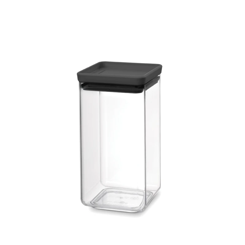 Brabantia, pojemnik kwadratowy 1,6l Tasty+ szary 122385