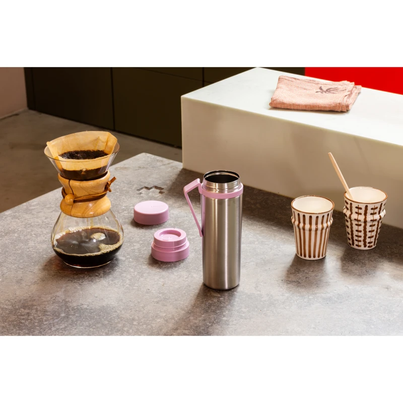 Brabantia, Butelka termiczna Make &amp; Take 500 ml Lilac Pink 244889