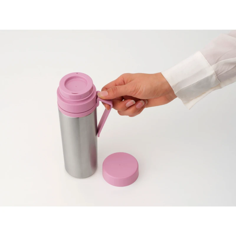 Brabantia, Butelka termiczna Make &amp; Take 500 ml Lilac Pink 244889