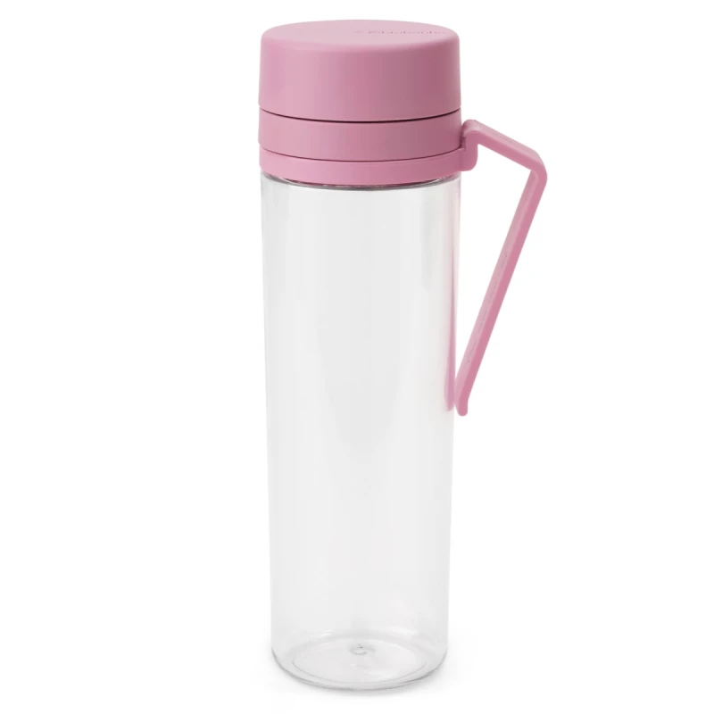 Brabantia, Butelka na wodę z sitkiem Make &amp; Take 500 ml Lilac Pink 241086